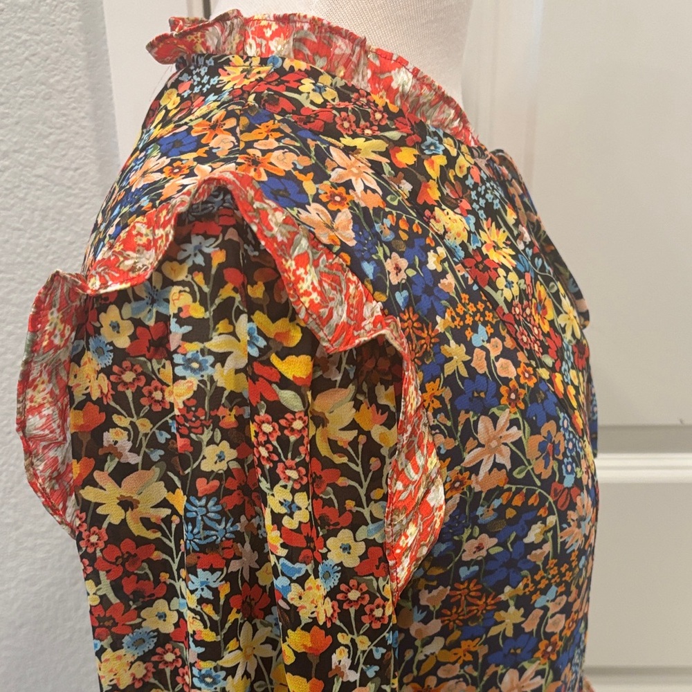 EUC Code x Mode Floral Multi-Pattern Dress - image 8